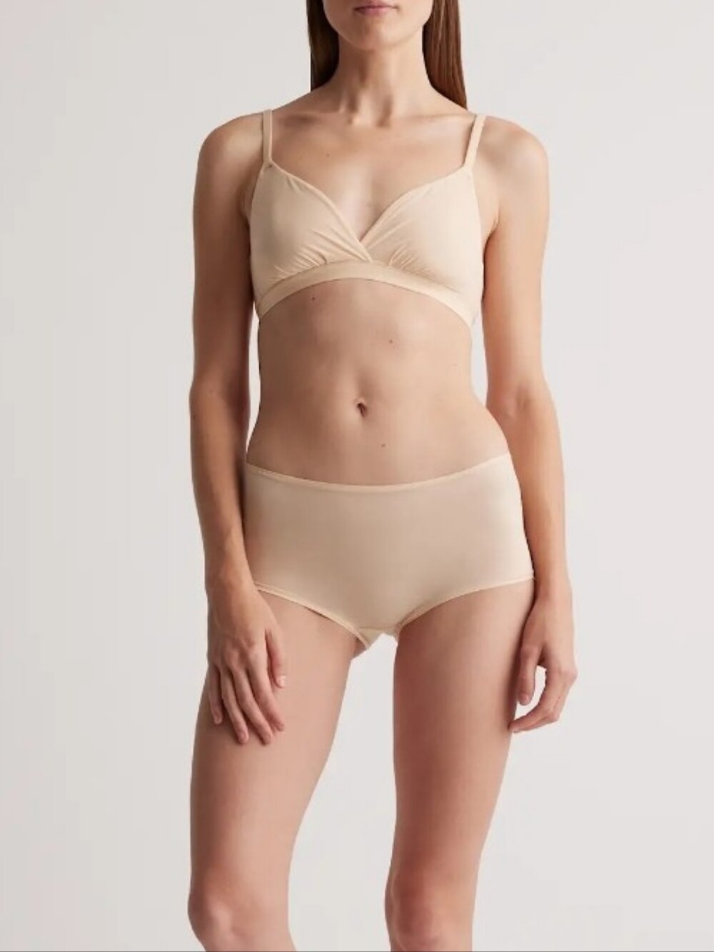 Quince Second Skin Boyshort - Cream